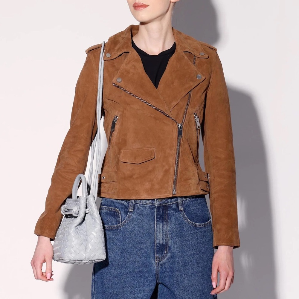 Walter Baker Tan Leather Jacket